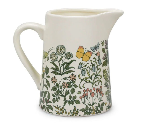 Voysey Apothecary's Garden Ceramic Jug