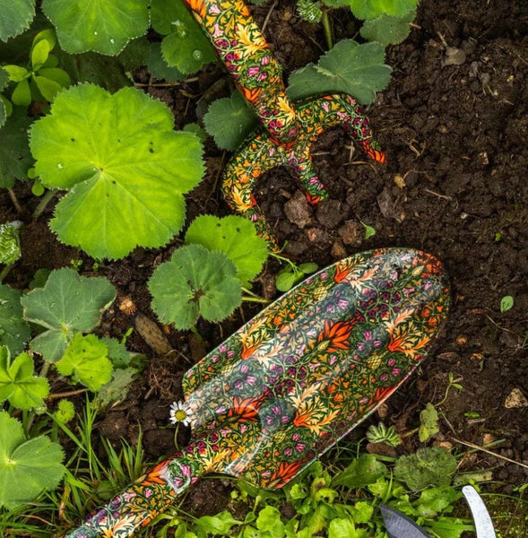 William Morris Snakeshead Fork and Trowel Garden Tool Set