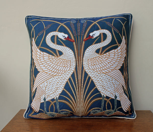 Signare Walter Crane Swan Cushion Cover 45 cm