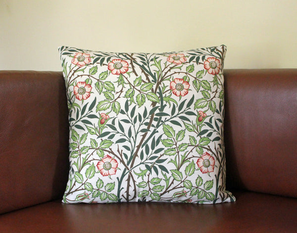 William Morris Sweet Briar Cushion 17" x 17"