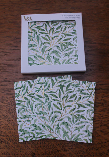 V & A Willow Bough Wallpaper Luxury Notecards