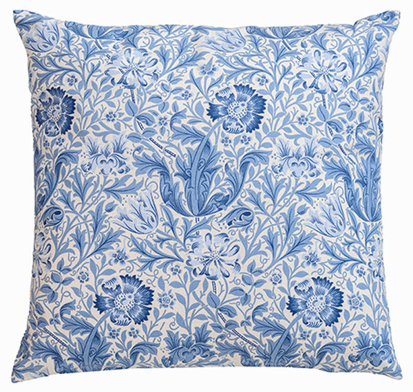 William Morris Gallery Compton Blue Cushion