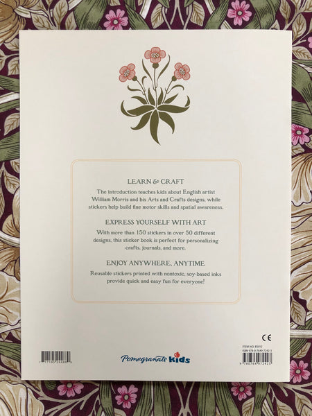 William Morris Sticker Book - 150 stickers