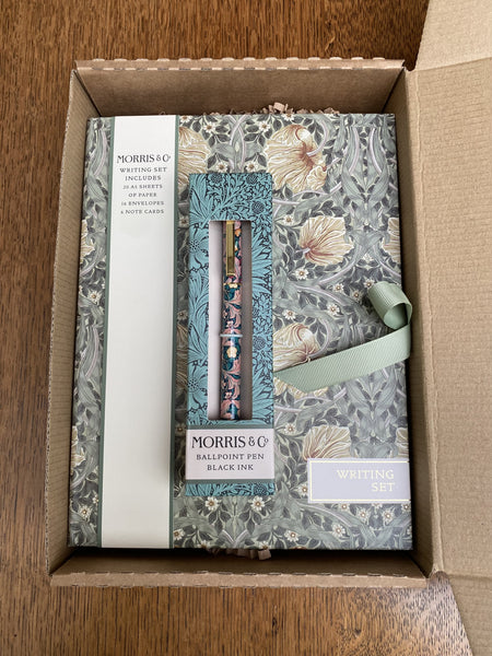 Morris & Co. Writing Gift Set: Paper, Notecards, Envelopes w/ William Morris Designs