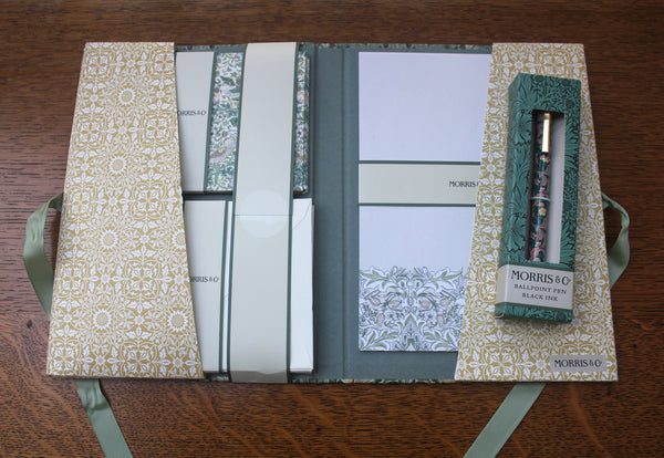 Morris & Co. Writing Gift Set: Paper, Notecards, Envelopes w/ William Morris Designs