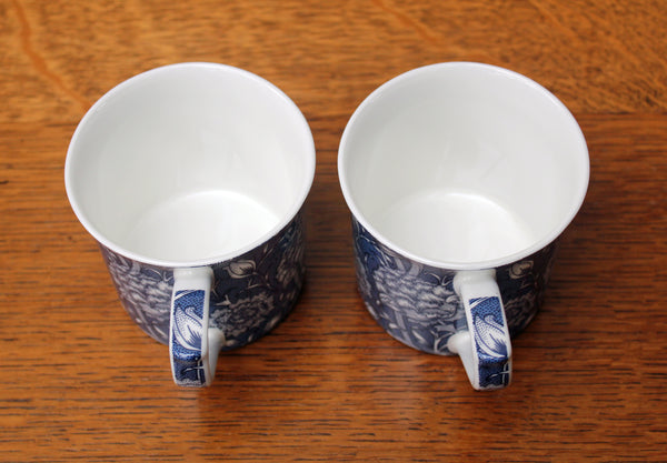 Set of 2 V & A William Morris Wild Tulip Fine China Mugs