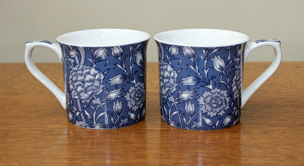 Set of 2 V & A William Morris Wild Tulip Fine China Mugs