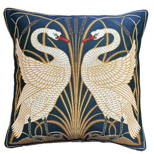 Signare Walter Crane Swan Cushion Cover 45 cm