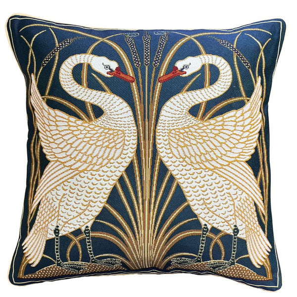 Signare Walter Crane Swan Cushion Cover 45 cm