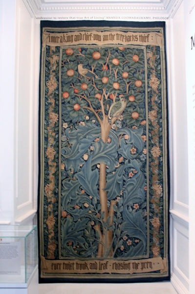 Hines of Oxford William Morris Woodpecker Tapestry Cushion 13"