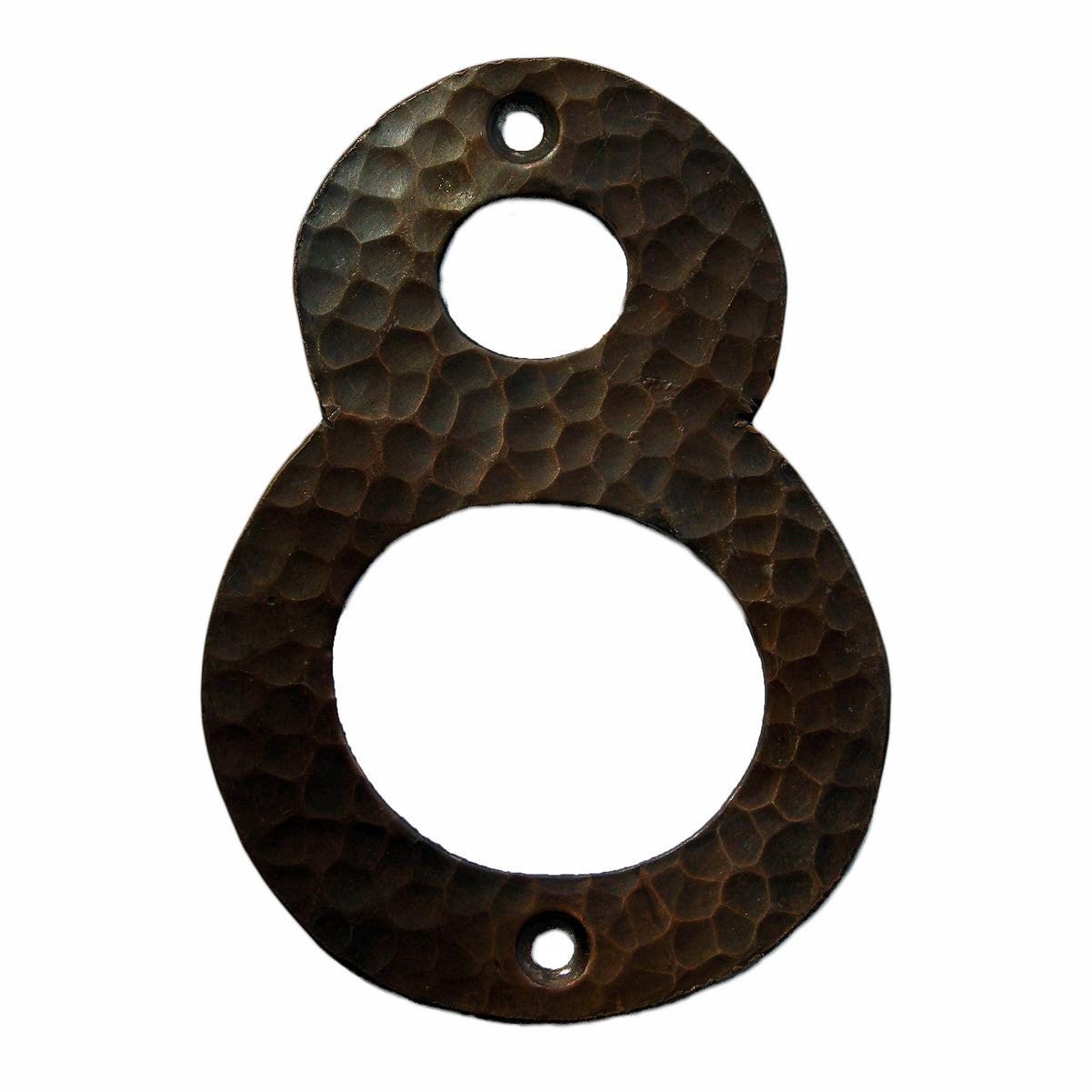 <p>Beautiful solid copper Arts & Crafts Craftsman style house number in 8.</p>