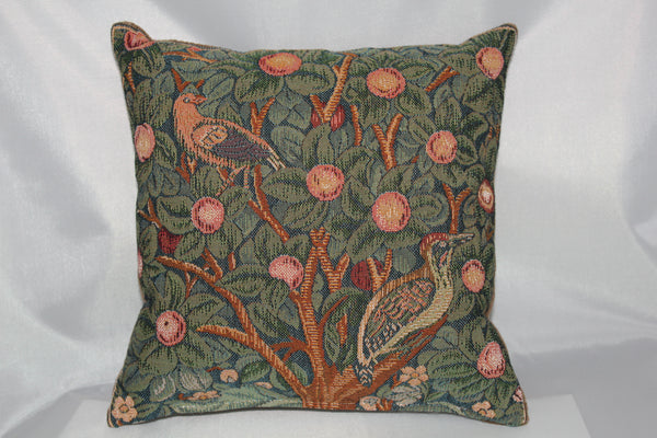 William Morris Woodpecker Tapestry Cushion 13"