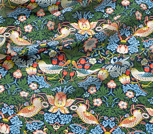 Fox & Chave William Morris Strawberry Thief Silk Scarf