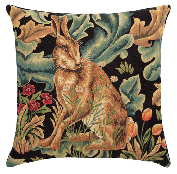 William Morris The Forest Hare Tapestry Cushion 18"