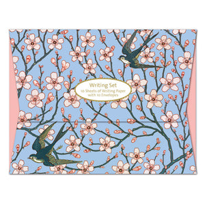 Almond Blossom and Swallow Walter Crane Writing Set