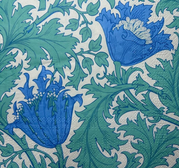 V & A Museum Anemone 20 Paper Napkins 3 Ply