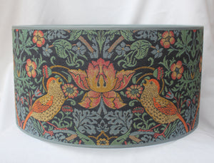 William Morris Birds Tapestry Fabric Lampshade 30 cm diameter