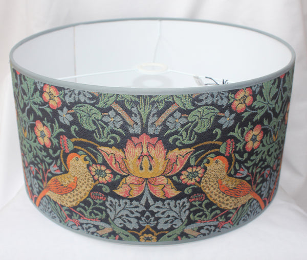 Hines of Oxford William Morris Birds Tapestry Fabric Lampshade 30 cm diameter
