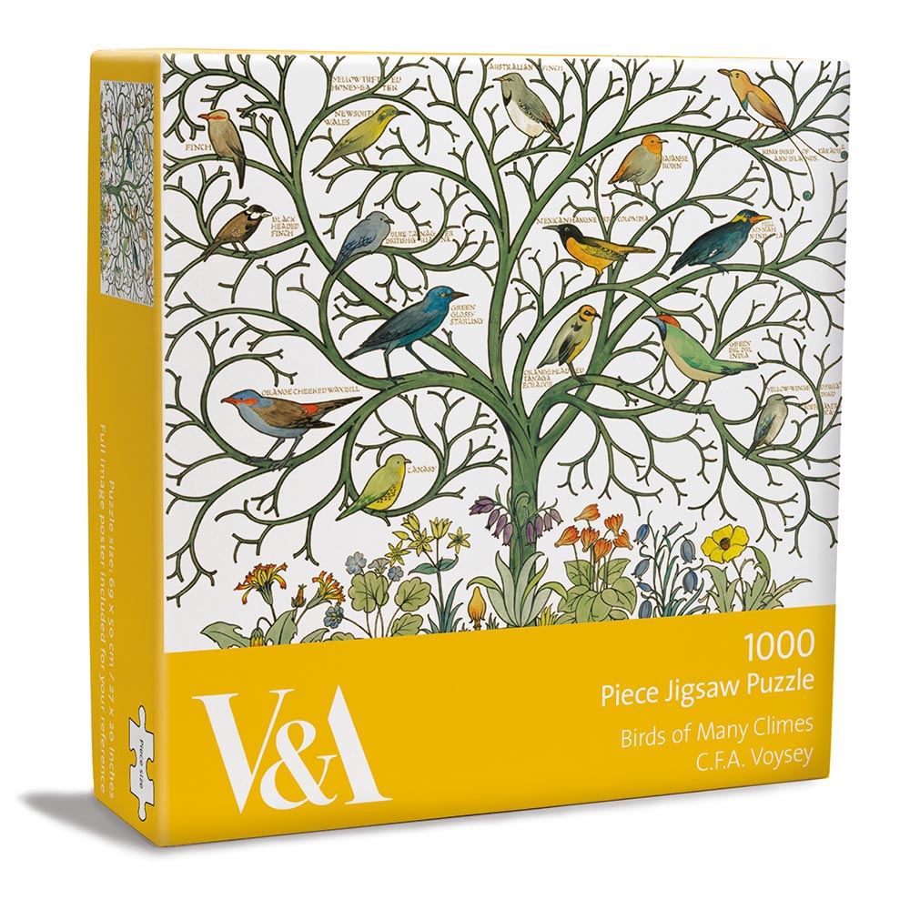 V & A Voysey Birds of Many Climes Jigsaw Puzzle 1000 Pieces