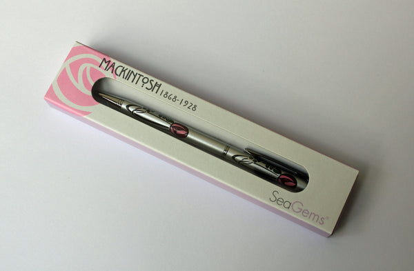 Sea Gems Mackintosh Rose and Teardrop Ballpoint Pen