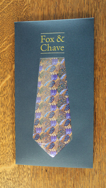 Fox & Chave Charles Rennie Mackintosh Silk Tie