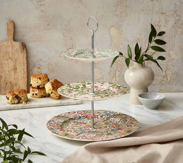Spode Morris & Co 3 Tier Cake Stand