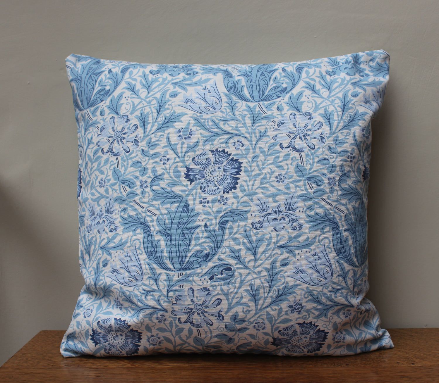 William Morris Gallery Compton Blue Cushion