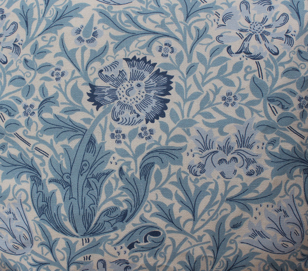 William Morris Gallery Compton Blue Cushion