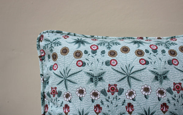 William Morris Daisy Piped Edge Cushion