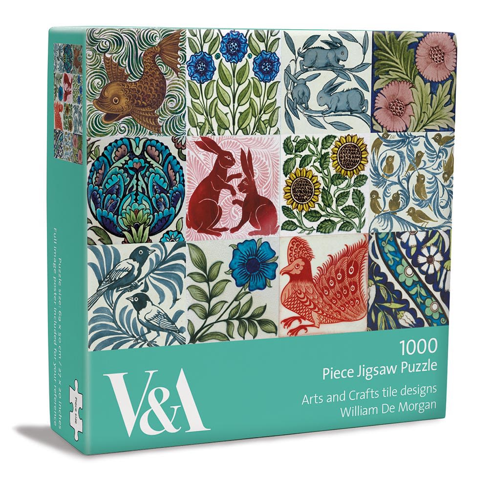 V & A William De Morgan Tiles Jigsaw Puzzle 1000 Pieces