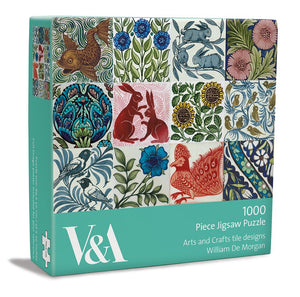 V & A William De Morgan Tiles Jigsaw Puzzle 1000 Pieces