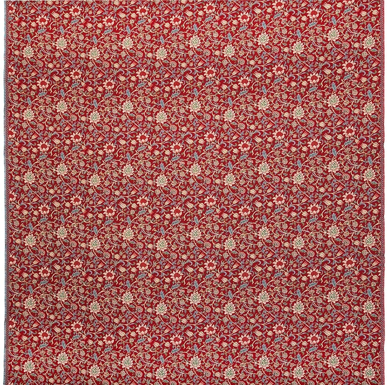 Hines of Oxford William Morris Evenlode Red Tapestry Fabric