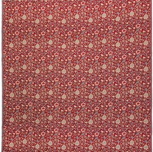 Hines of Oxford William Morris Evenlode Red Tapestry Fabric