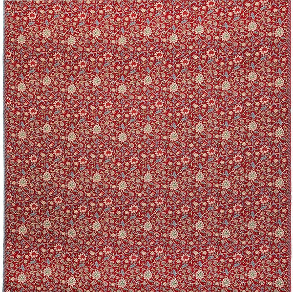 Hines of Oxford William Morris Evenlode Red Tapestry Fabric