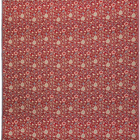 Hines of Oxford William Morris Evenlode Red Tapestry Fabric
