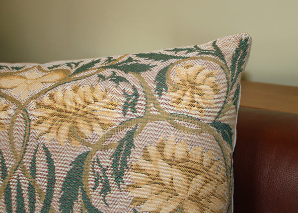William Morris Flowerpot Tapestry Cushion 18"