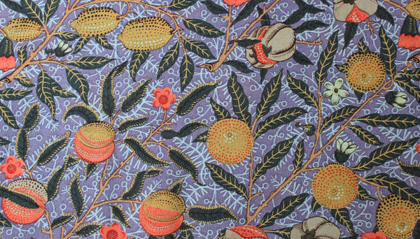 Fox & Chave William Morris Blue Fruit Silk Scarf