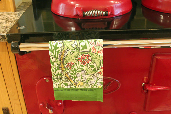 William Morris Gallery Golden Lily Tea Towel