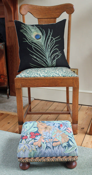 William Morris The Hare Tapestry Footstool