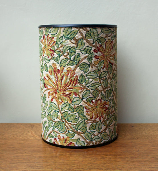 May Morris Honeysuckle Tapestry Waste Bin