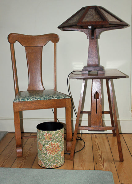 May Morris Honeysuckle Tapestry Waste Bin