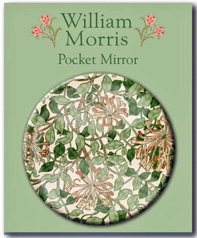 May Morris Honeysuckle Pocket Mirror