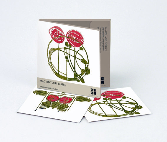 Charles Rennie Mackintosh Roses Note Cards