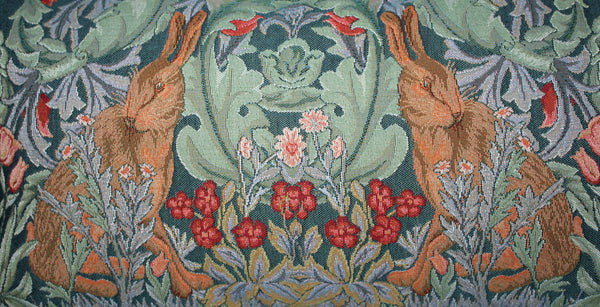 Hines of Oxford William Morris Hares Tapestry Cushion 14" x 24"