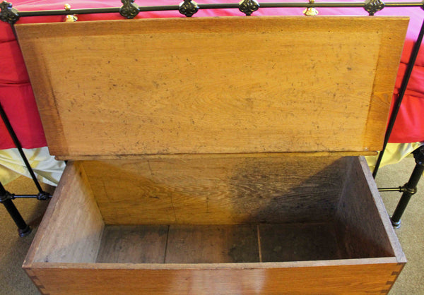 Antique Arts & Crafts Cotswold School Oak Coffer