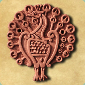 Peacock Decorative Terracotta Wall Tile