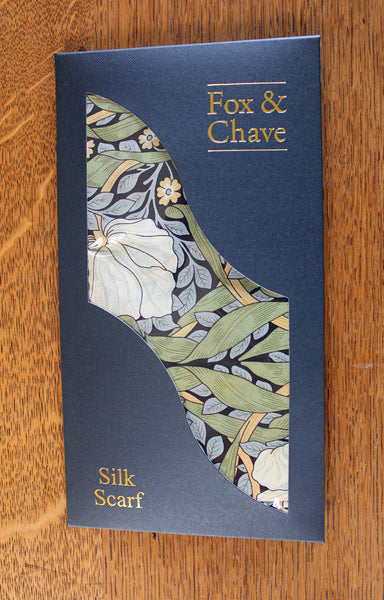 Fox & Chave William Morris Pimpernel Silk Scarf