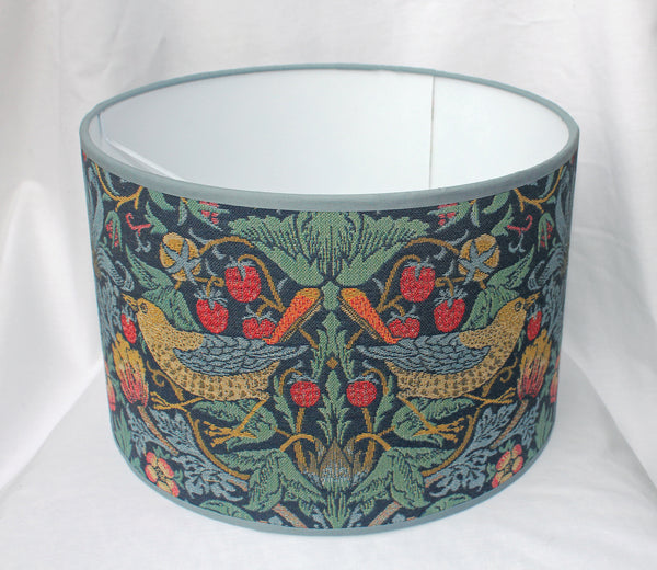 William Morris Strawberry Thief Tapestry Fabric Lampshade 30 cm diameter