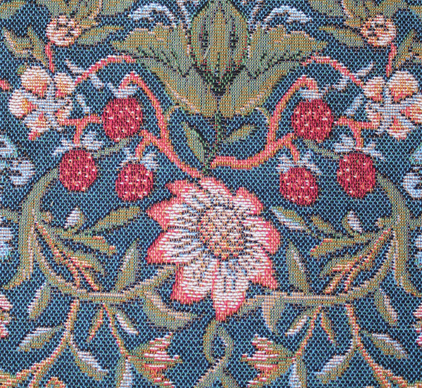 William Morris Strawberry Thief Blue Tapestry Fabric