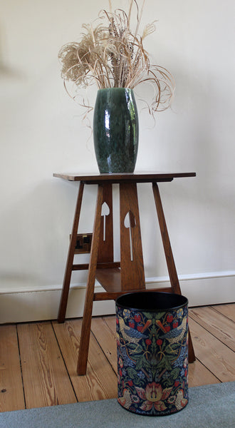 Hines of Oxford William Morris Strawberry Thief Tapestry Waste Bin